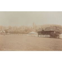Mayfield Cricket Ground Sussex Antique Real Photo Postcard