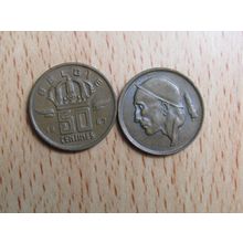Belgium 1967 50 Centime Belgie (Dutch - Flemish Text) Coin