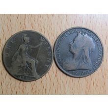 GB 1896 Victoria Penny Coin