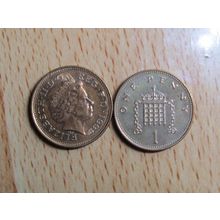 GB 1999 Elizebeth II Decimal 1p Coin