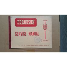 Vintage Ferguson 602 RG Service manual - Radiogramophone