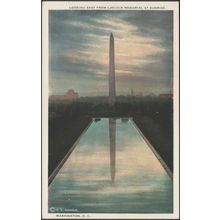 Looking East, Lincoln Memorial at Sunrise, Washington DC, 1922 - BS Reynolds PC
