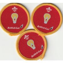 Scout Badges - Cub Activity Sponsored x 3 - 2000's - Black Back (BY261)