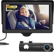 GROWNSY Baby Car Camera, HD Display Baby Car Mirror with Night Vision Feature, 4