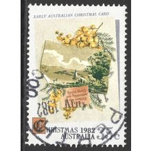 AUSTRALIA 1982: CHRISTMAS - 35c SPRAY OF WATTLE USED (G7)