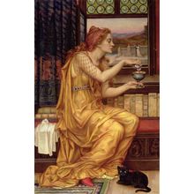 The_Love_Potion_-_Evelyn_de_Morgan Poster Canvas Movie Film Print A0 A1 A2 A3 A4