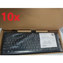 Lot of 10 - New HP 672647-003 KU-1156 Wired Standard USB Desktop Keyboard