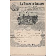 Vue Générale, La Tribune de Lausanne, 1905 - Guggenheim CPA