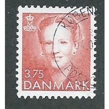 DEN 1990 3.75KR 'QUEEN MARGRETHE II' FINE USED (EBID43-016)