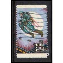 Used 2743 29c Futuristic Spaceship Fine BPS W4748