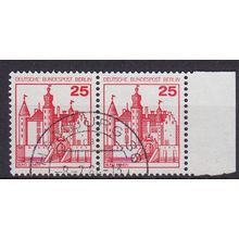 GERMANY BERLIN [1978] MiNr 0587 2er ( O/used ) Burgen Schlösser