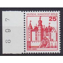 GERMANY BERLIN [1978] MiNr 0587 l ( **/mnh ) Burgen Schlösser