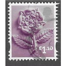 ENGLAND £1.10 'TUDOR ROSE' (EN41) FINE USED (EBID76-242)