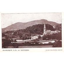 Basilica Basilique Lourdes France 1910 Postcard