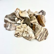 Zebra Jasper Brazil Rough 1-1.5 " size 1 lb bag[ ]