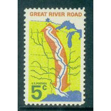 1319 5c Great River Road Fine MNH MA0376