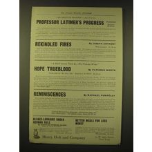 1918 henry Holt and Company Ad