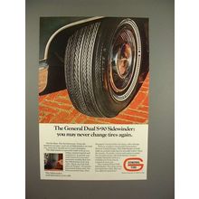1969 General Dual S-90 Sidewinder Tire Ad!