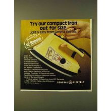 1979 General Electric Light 'N Easy Iron Ad - Compact