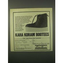 1979 Eddie Bauer Kara Koram Bootees Ad