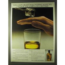 1979 Glen Grant Malt Whisky Ad - Change Habits