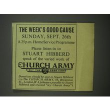 1954 Church Army Ad - The Week's good cause