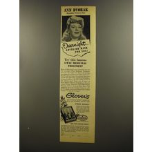 1945 Glover's Mange Medicine Ad - Ann Dvorak