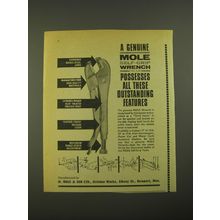 1967 Mole Self-Grip Wrench Ad - A Genuine Mole Self-Grip wrench possesses all