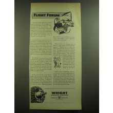 1946 Wright Aircraft Engines Ad - Flight Forum