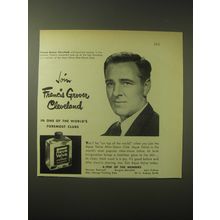 1948 Aqua Velva After-Shave Ad - Join Francis Grover Cleveland