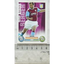 2007/08 Topps Match Attax Trading Card - Patrick Berger, Aston Villa