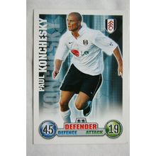 2007/08 Topps Match Attax Trading Card - Paul Konchesky, Fulham FC