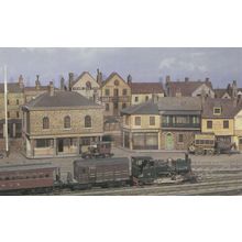 Madder Port Harbour Office Model Railway Postcard