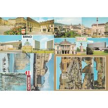 BRNO Czechoslovakia 19 Multi Views 4x Superb Postcard s