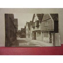 15th C. HOUSE, LACOCK, CHIPPENHAM, WILTSHIRE. unused postcard RP PERCY SIMMS #