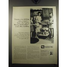 1970 Maytag Dishwasher Ad - I believe in sticking with a winner