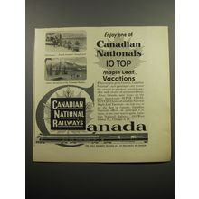 1955 Canadian National Railways Advertisement - Enjoy