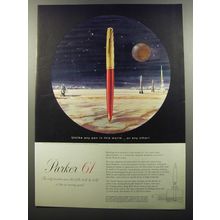 1956 Parker 61 Pen Advertisment - Unlike any pen in this world