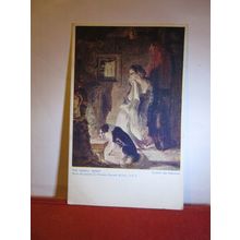 THE WAEFU HEART by Thomas Duncan used antique postcard 1908 pm =