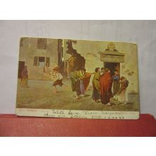 BANCO DEL LOTTO, VENEZIA, ITALY used antique postcard. #