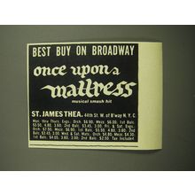 1960 Once Upon a Mattress Play Advertisement - Best buy on broadway