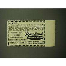 1960 Roseland Dance City Advertisement - Buddy Bair Orch