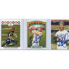 Autographed 3 Card Lot with Bryce Harper Signed Nice