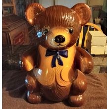 Old Vintage Original Cookie Jar Regal China Kraft T Bear 15" Tall 1982
