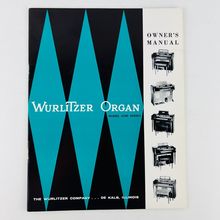 Wurlitzer Organ Owners Manual Model 4100 Series Paperback Booklet Book