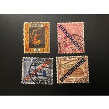 ICOLLECTZONE Germany Saar O2, O7, O11-12 VF used