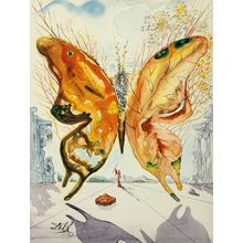 Salvador Dali (1904-1989). Venus Butterfly, 1947 Poster Canvas Movie Film Print