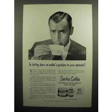 1950 Sanka Coffee Ad - Is Cutting Down a Problem?