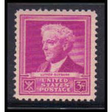 876 3c Luther Burbank Fine Plus MNH W1959