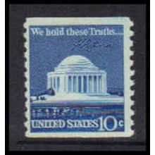 1520 10c Jefferson Memorial Fine MNH K5358